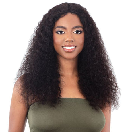 ModelModel 100% Human Hair Lace Front Part Wet & Wavy Wig - DEEP WAVE 24 - Hollywood Beauty STL